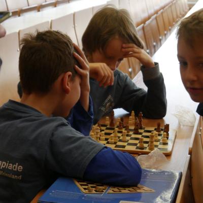 Warten auf die Siegerehrung