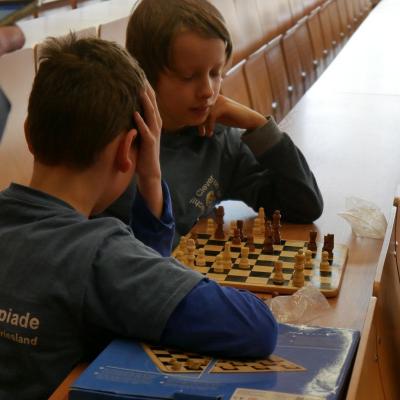 Warten auf die Siegerehrung