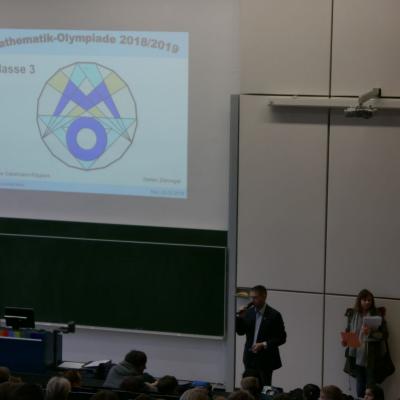 Siegerehrung - Präsentation der Ergebnisse