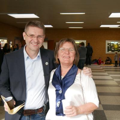 Zufriedene Organisatoren