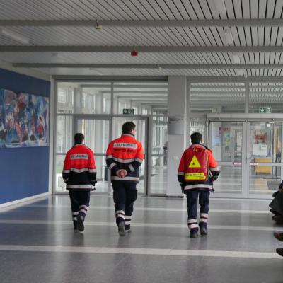 Die Sanitäter hatten zum Glück keinen Einsatz