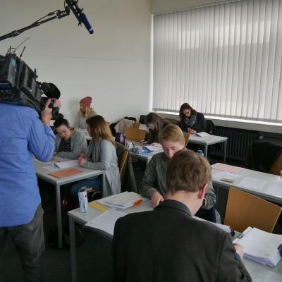 Korrektur der fertigen Klausuren