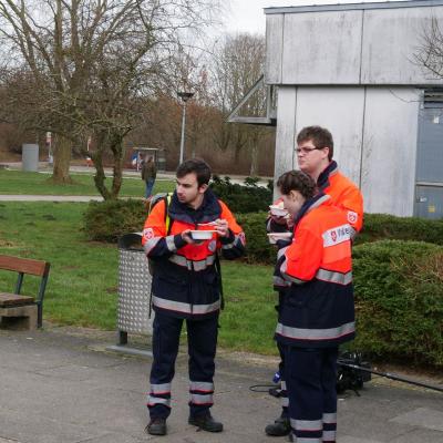 Die Sanitäter hatten zum Glück keinen Einsatz