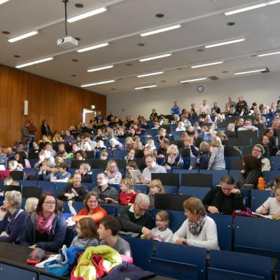 Siegerehrung - Blick in den Hörsaal