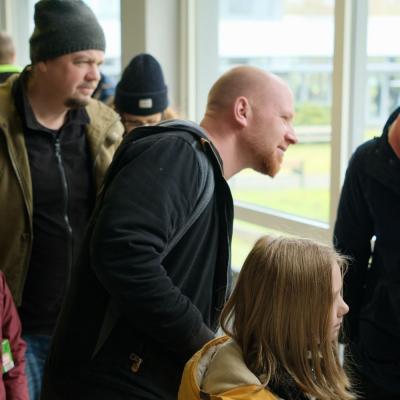 Spannung kurz vor der Begrüßung - Foto: Jürgen Küppers