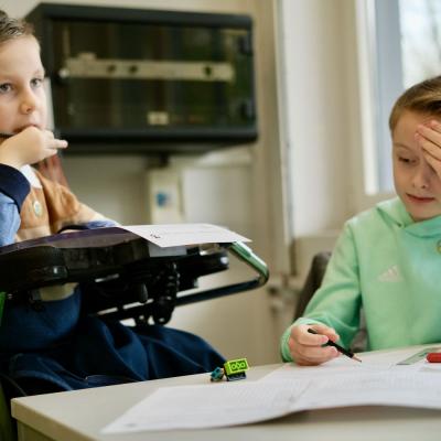 Bei der Klausur - Foto: Jürgen Küppers