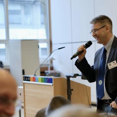 Stefan Ziervogel bei der Siegerehrung - Foto: Jürgen Küppers