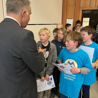 Die Siegerteams aus den vierten Klassen