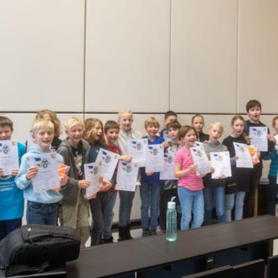 Die Siegerteams aus den vierten Klassen