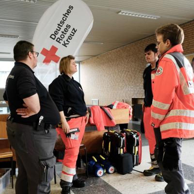 Die Wettkampf-Sanitäter - Foto: Jürgen Küppers