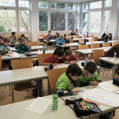 Bei der Klausur - Foto: Jürgen Küppers