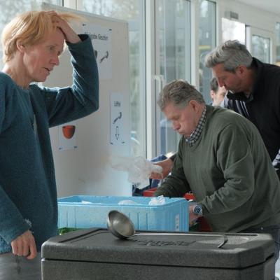 Aufbau des Essens - Foto: Jürgen Küppers