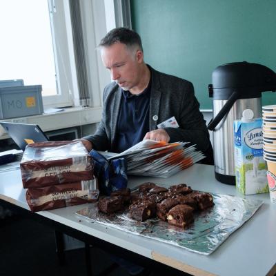 Bei der Korrektur - Foto: Jürgen Küppers