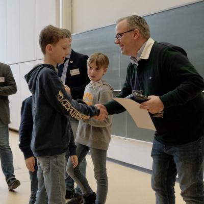 Siegerehrung der Viertklässler - Foto: Jürgen Küppers