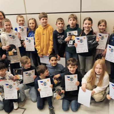 Alle Preisträger der dritten Klasse - Foto: Jürgen Küppers