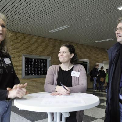 Bild 9: Am Anmeldetisch, Foto: Jürgen Küppers