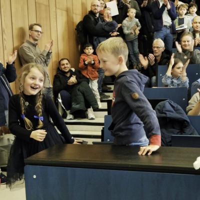 Bild 124: Große Freude bei der Siegerehrung, Foto: Jürgen Küppers