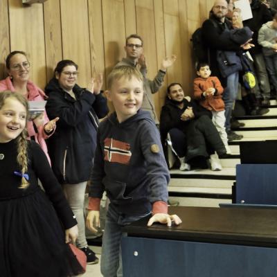 Bild 125: Große Freude bei der Siegerehrung, Foto: Jürgen Küppers