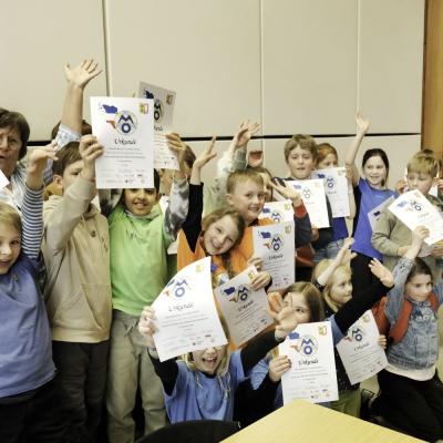 Bild 127: Alle Sieger der dritten Klassen, Foto: Jürgen Küppers