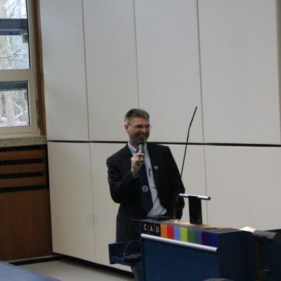 Stefan Ziervogel bei der Begrüßung