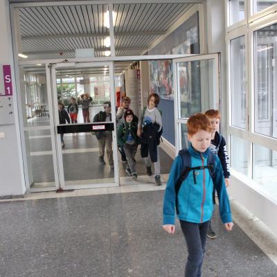 Auf dem Weg in die Seminarräume