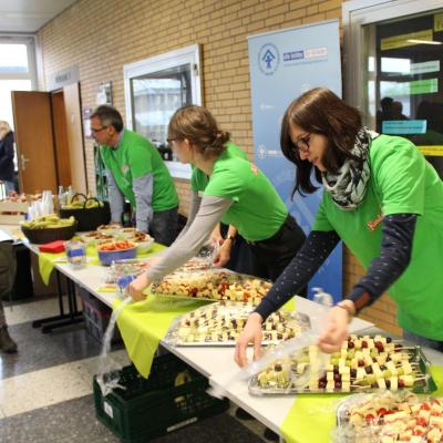 Anrichten der Leckereien