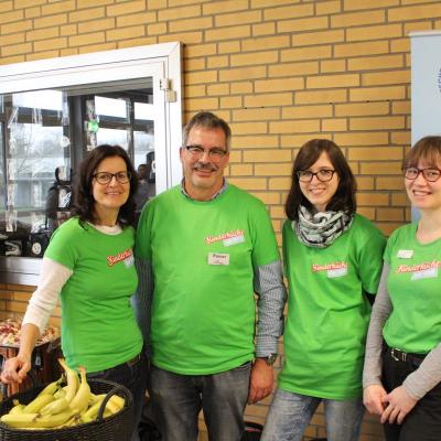 Das Team des Kinderschutzbundes/ Kinderküche auf Tour