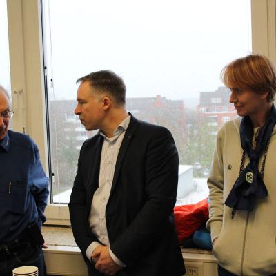 Kurz vor der Siegerehrung im Korrekturraum