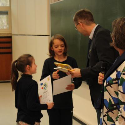 Siegerehrung der Drittklässler