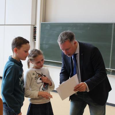 Siegerehrung der Viertklässler