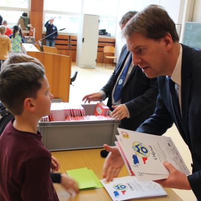 Siegerehrung der Viertklässler