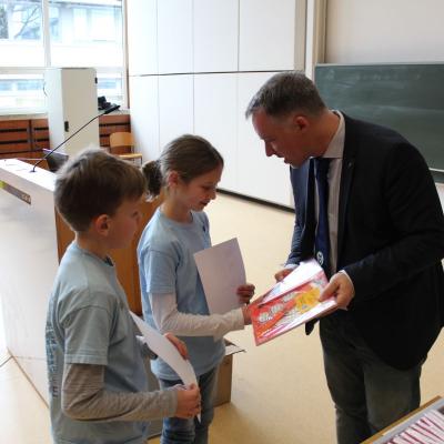 Siegerehrung der Viertklässler