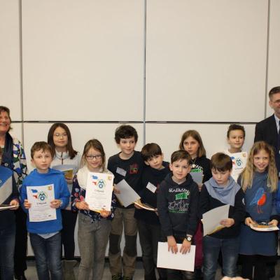 Die Siegerteams aus den dritten Klassen